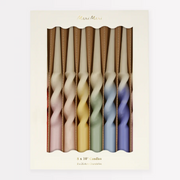 Meri Meri - Twisted Rainbow Taper Candles