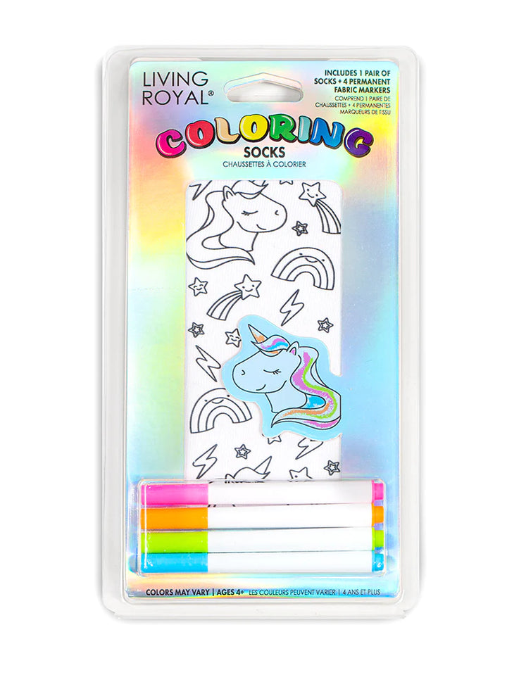 Living Royal Kid's Coloring Socks Assorted