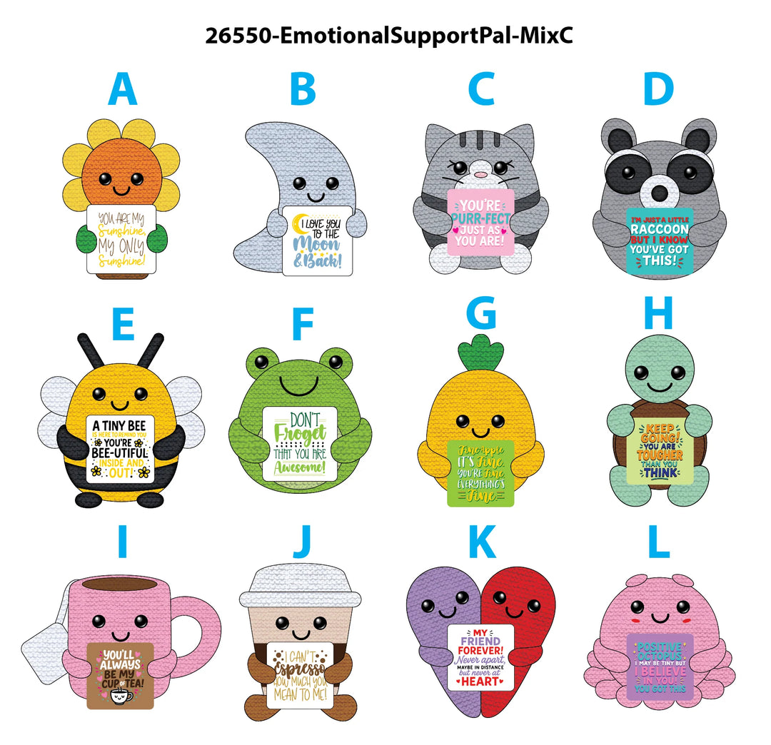 Emotional Support Keepsake Crochet Plush Pals