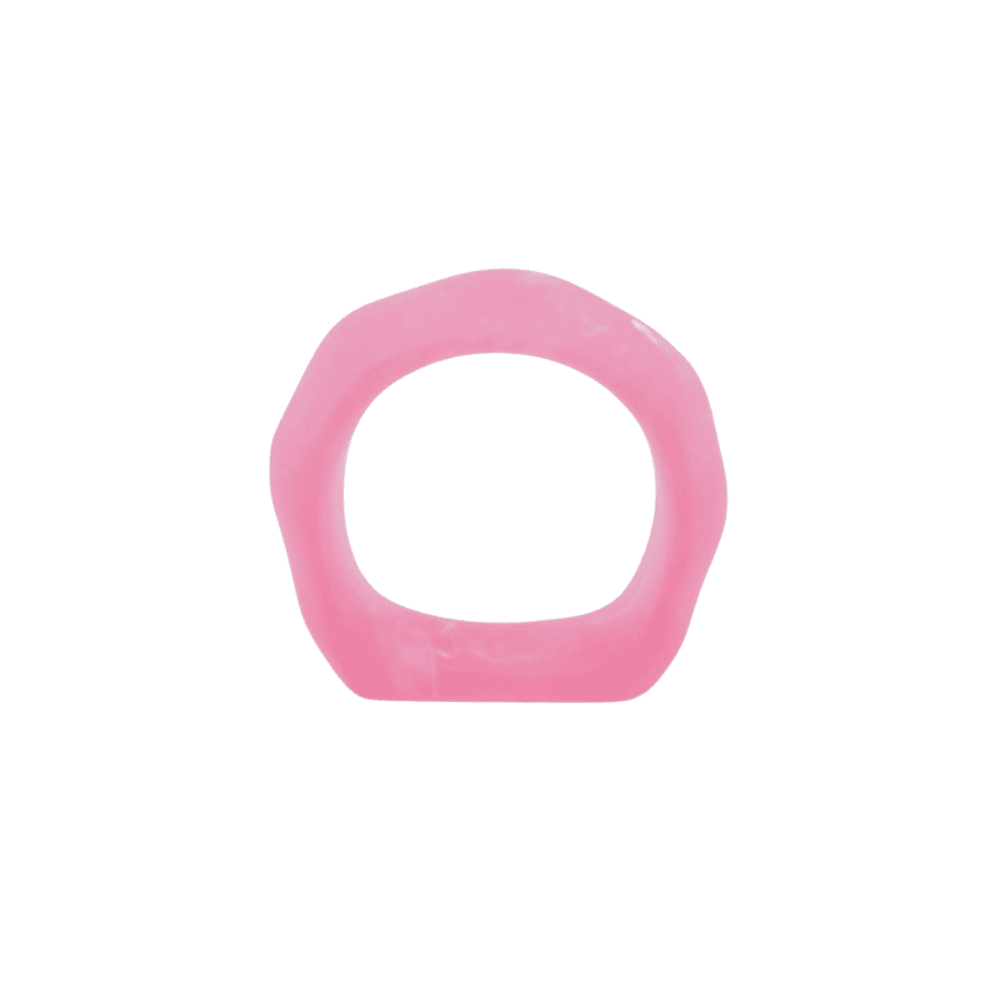 Napkin Ring - Pink Swirl
