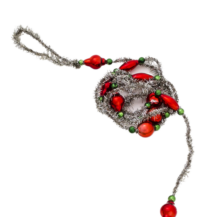 Tinsel Glass Bead Garland