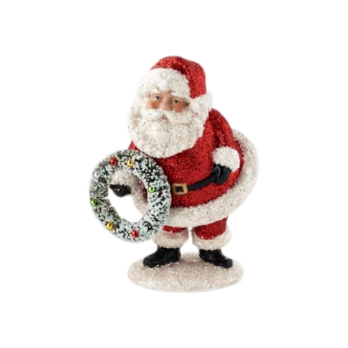 Red Glitter Santa