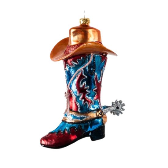 Cowboy Boot Ornament