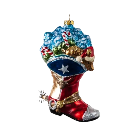 Cowboy Boot Ornament