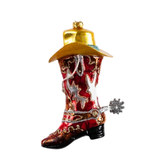 Cowboy Boot Ornament