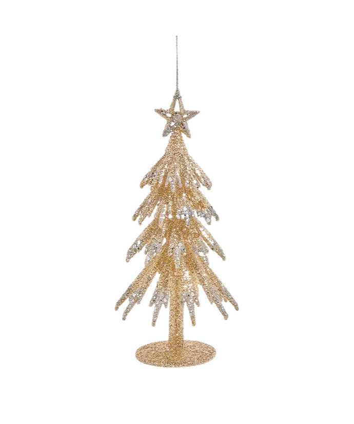 Kurt Adler Platinum Christmas Tree Ornament