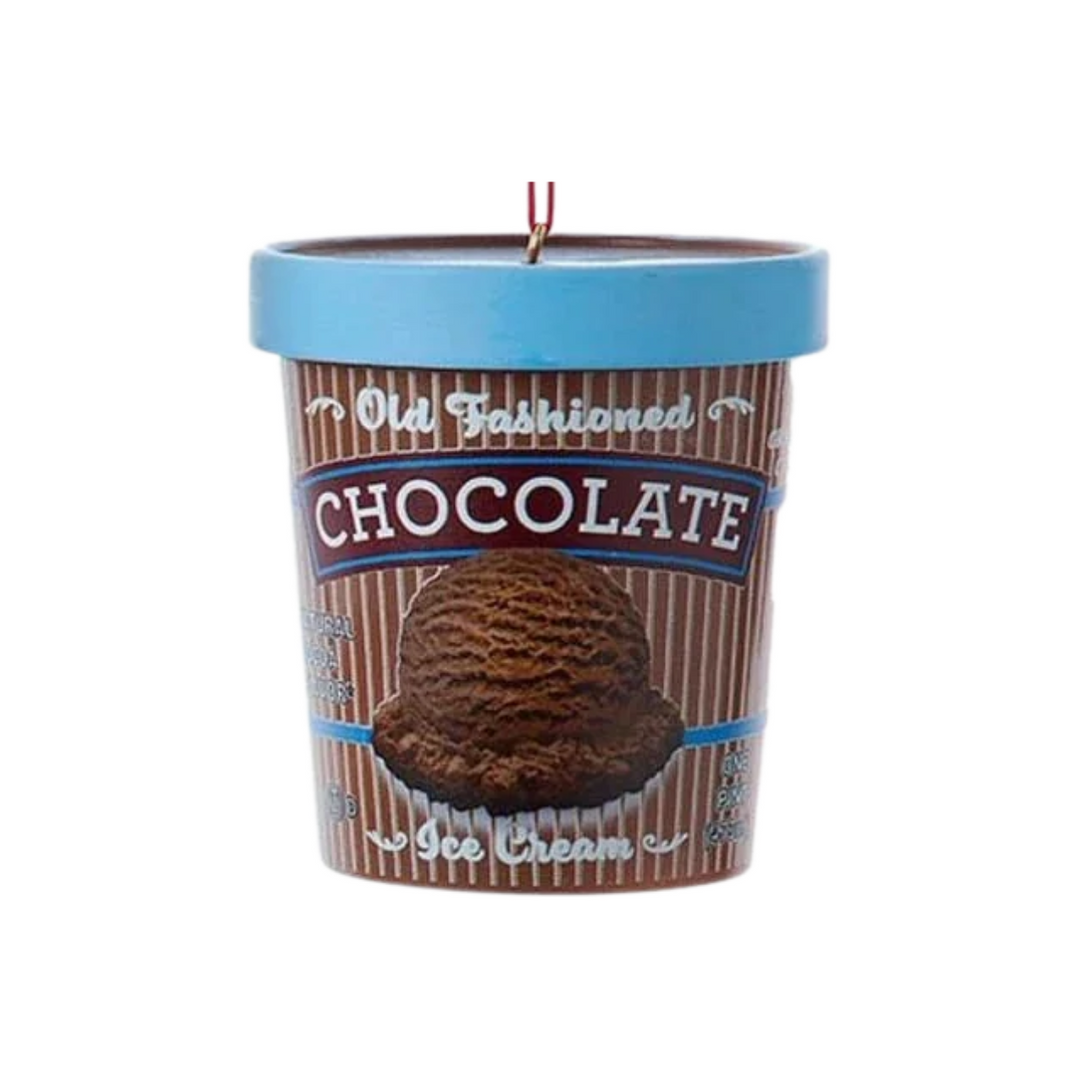 Kurt Adler Ice Cream Pint Ornament
