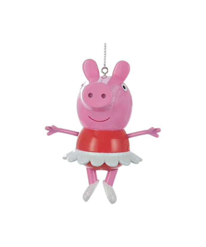 Kurt Adler Peppa Pig™ Ballerina Princess Ornament