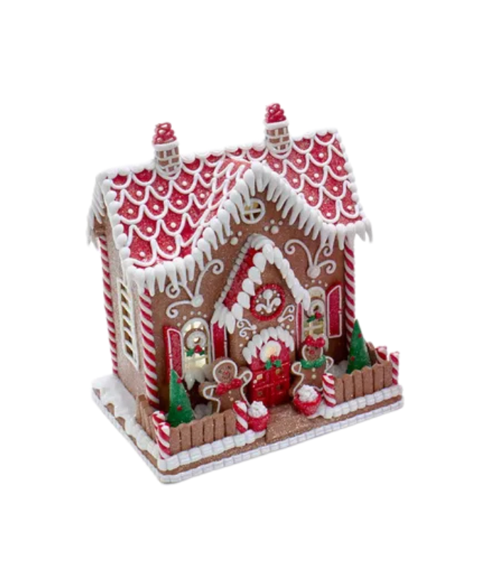 Kurt Adler Battery-Operated Gingerbread House