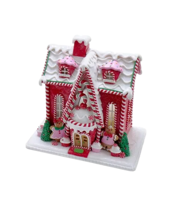 Kurt Adler Battery-Operated Gingerbread House
