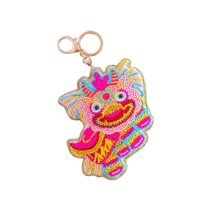 Glitterville Loopsy the Dragon Beaded Bag Charm
