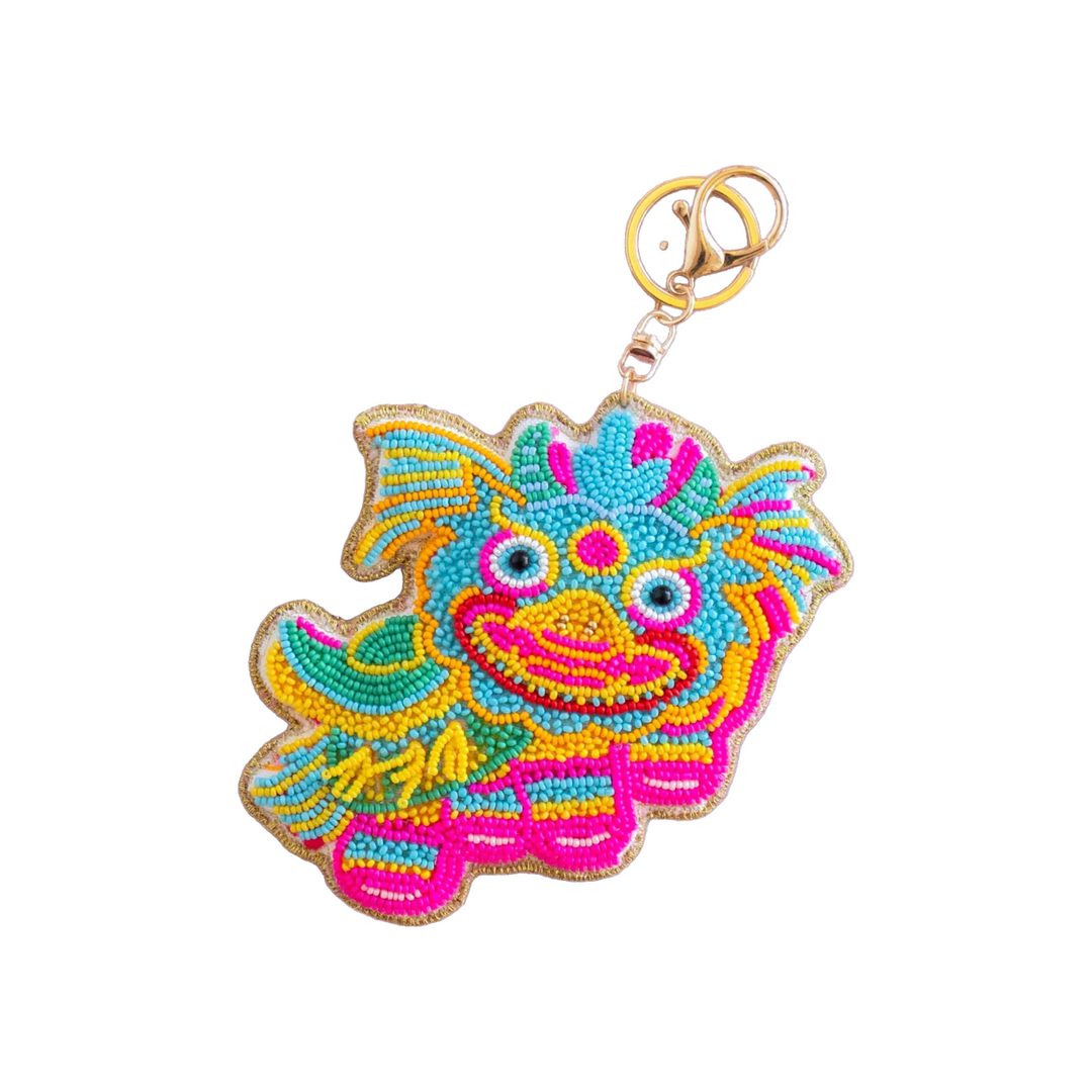 Glitterville Loopsy the Dragon Beaded Bag Charm