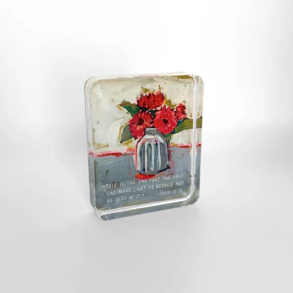 Lauren Dunn Psalm 118:24 Acrylic Scripture Block