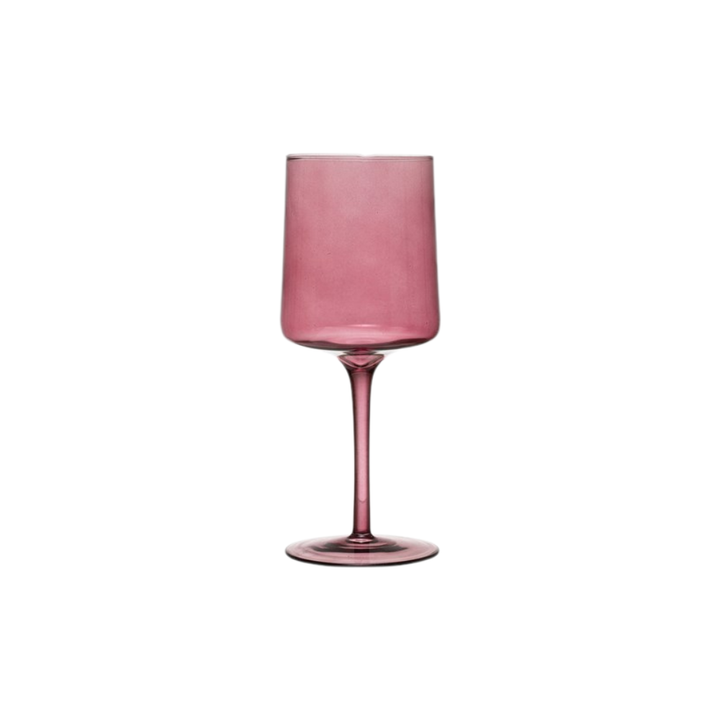 Mid-Century Stemmed Wine Glass