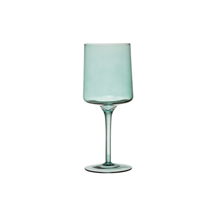 Mid-Century Stemmed Wine Glass