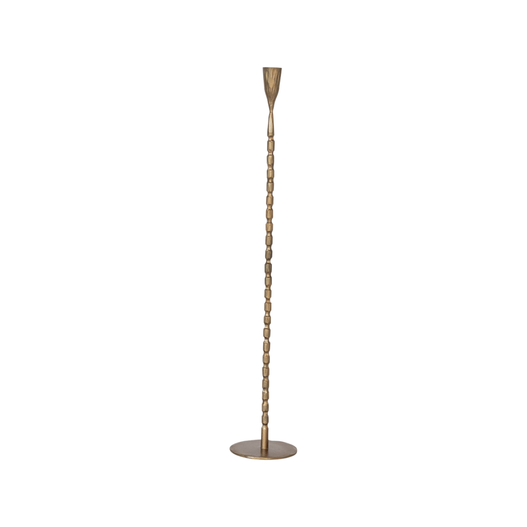Hand-Forged Cast Iron Taper Holder