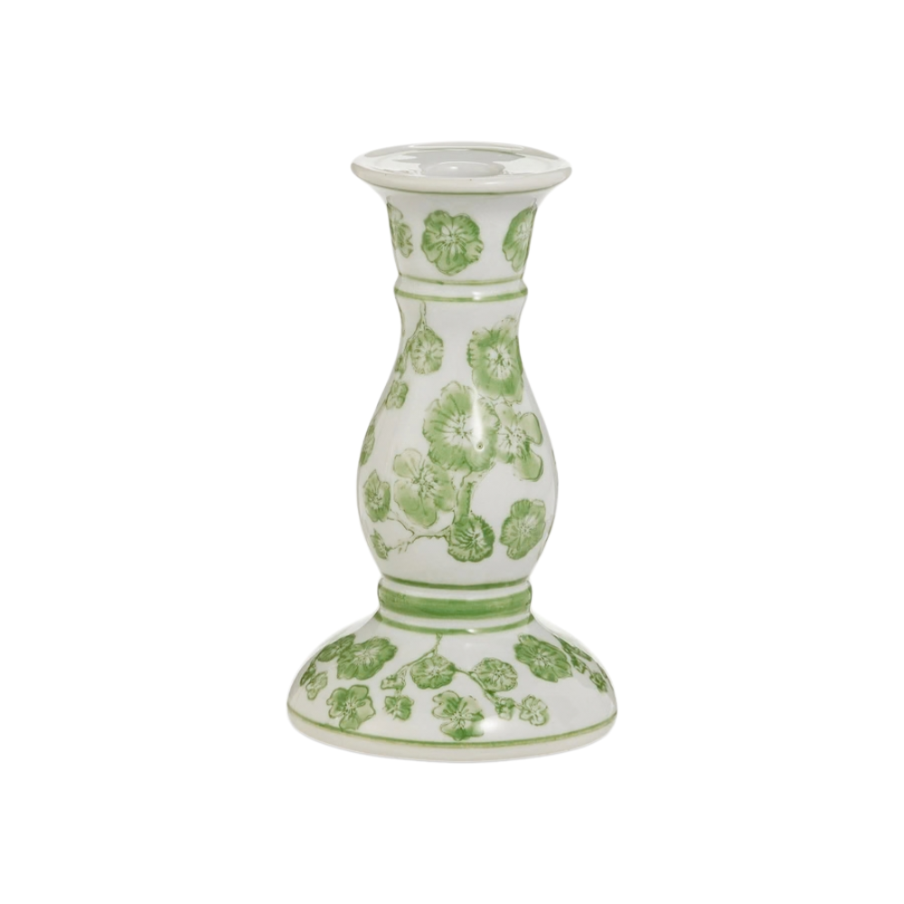 Green Cherry Blossom Candlestick