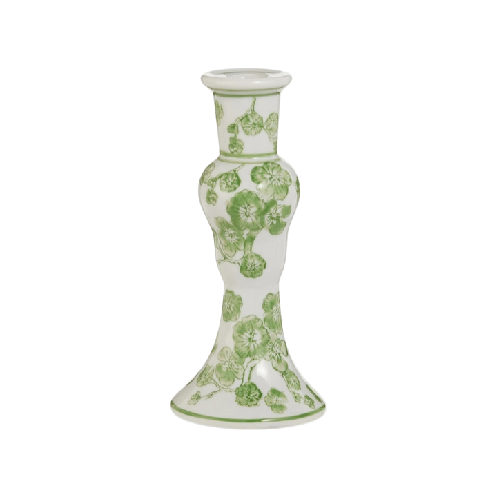 Green Cherry Blossom Candlestick