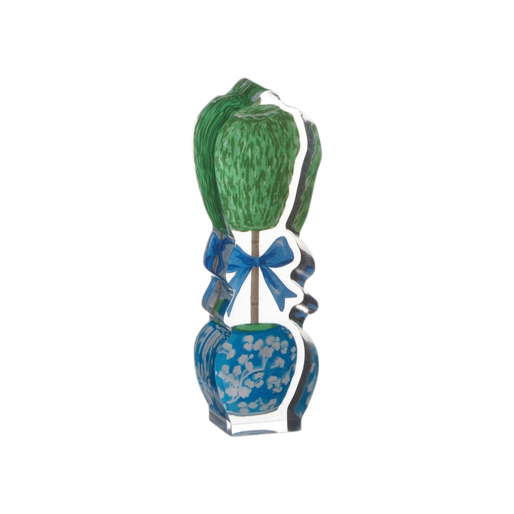 Boxwood Ginger Jar Topiary Acrylic Cut Outs