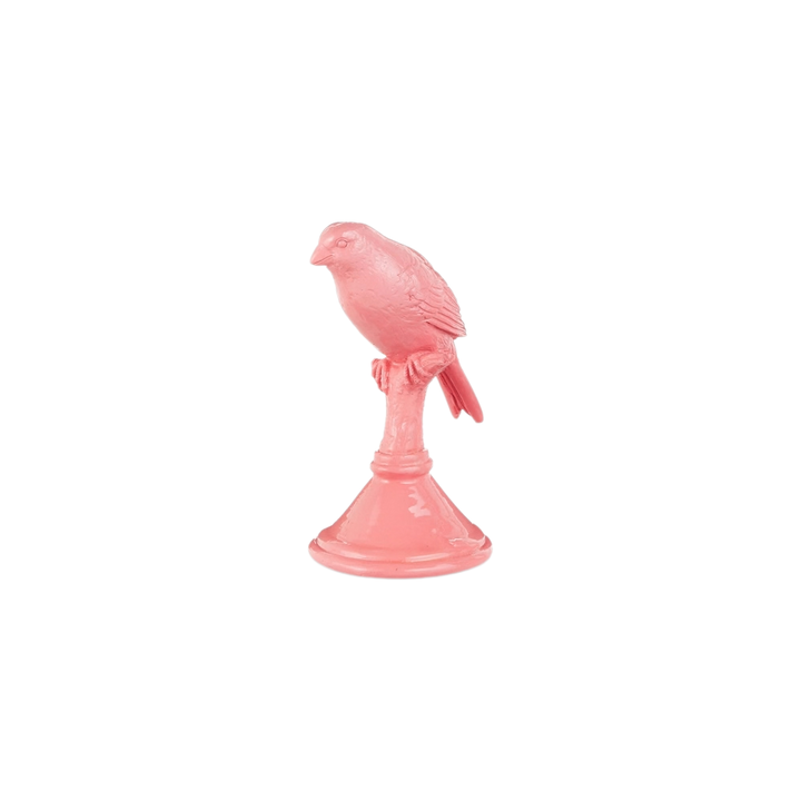 Pink Birds on Pedestal