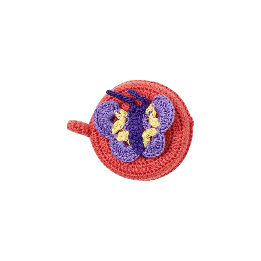 Fluttering Butterfly Hand-Crocheted Measuring Tape