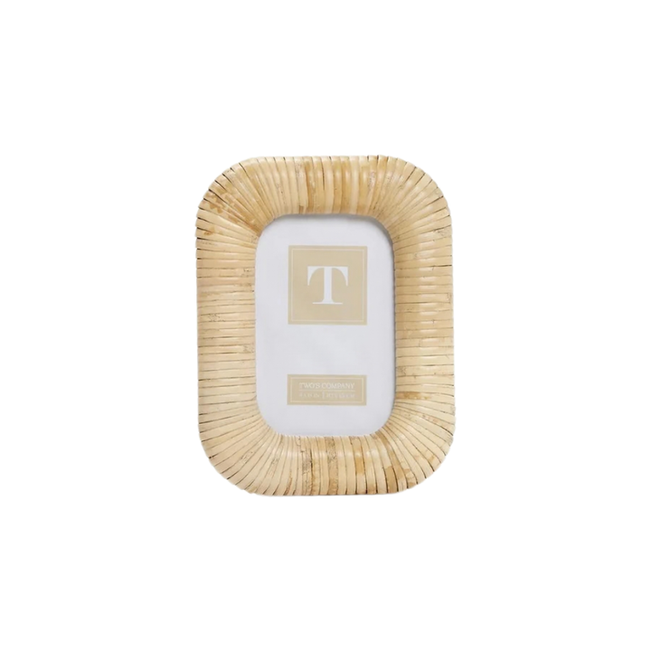 Woven Rattan Picture Frame