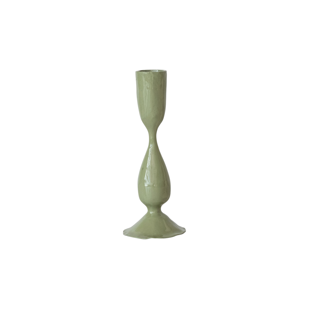 Hazel Mazel Wavy Taper Candle Holder