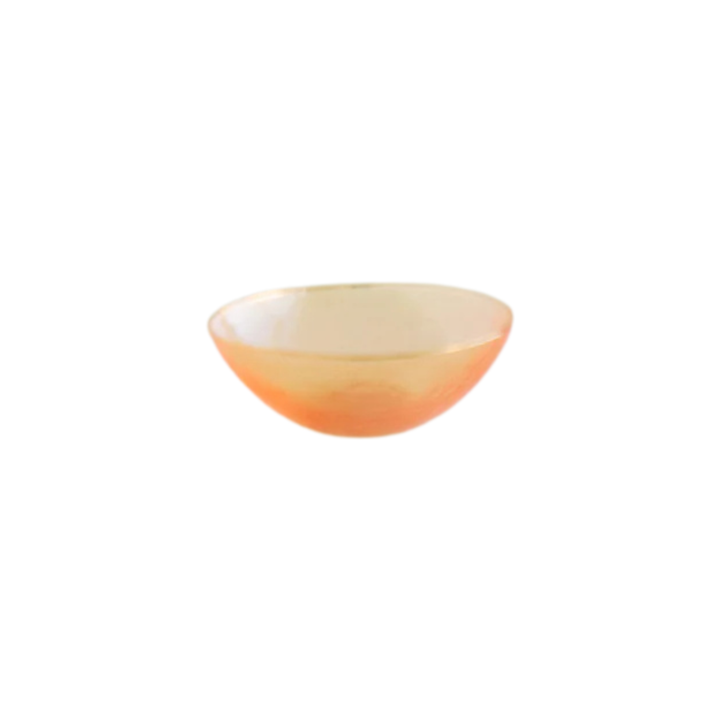 Glitterville Rainbow Glass Dessert Bowl