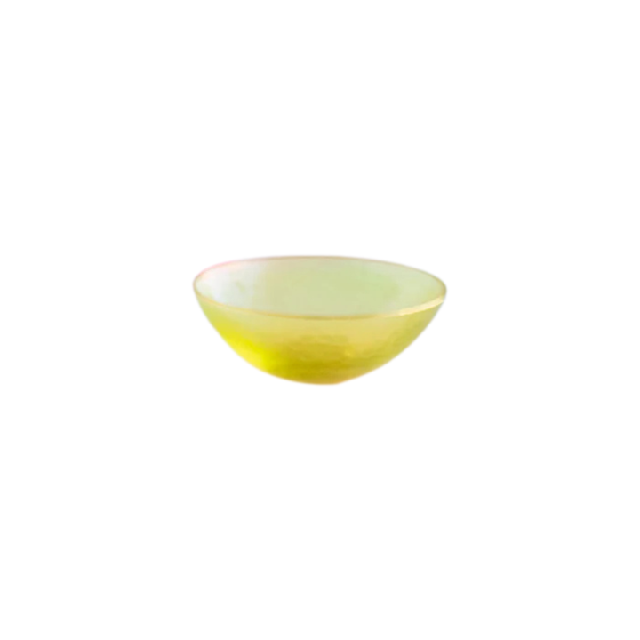 Glitterville Rainbow Glass Dessert Bowl