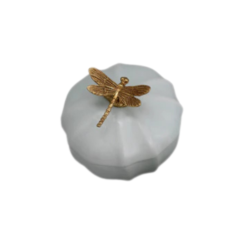 Scalloped Dragonfly Trinket Box