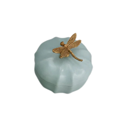 Scalloped Dragonfly Trinket Box
