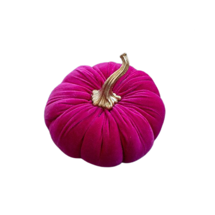 Glitterville Velvet Pumpkin