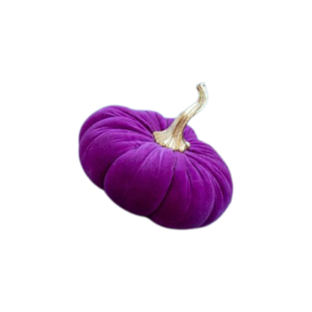 Glitterville Velvet Pumpkin