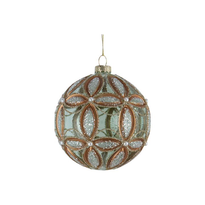 Kurt Adler Glass Pastel Ball Ornament
