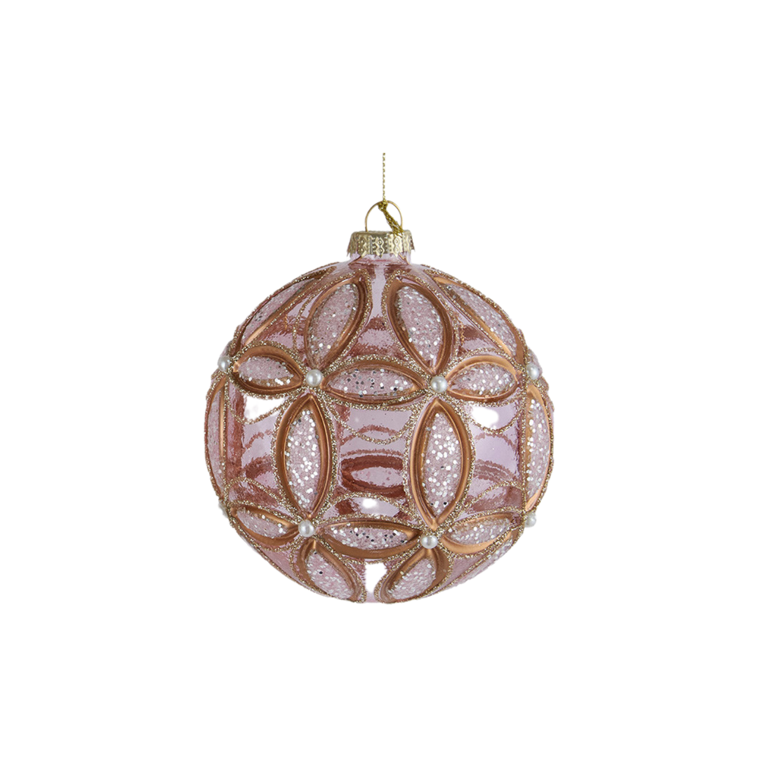 Kurt Adler Glass Pastel Ball Ornament