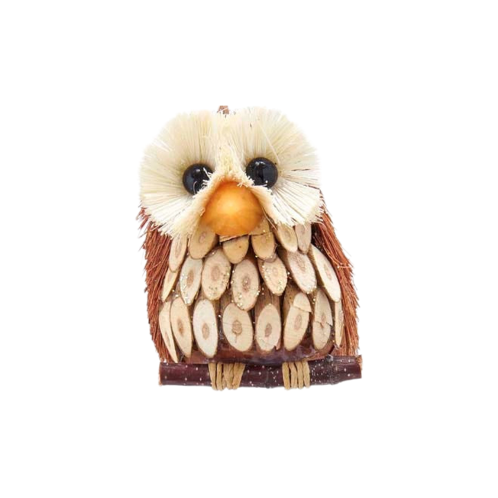 Kurt Adler Sisal Owl Ornament