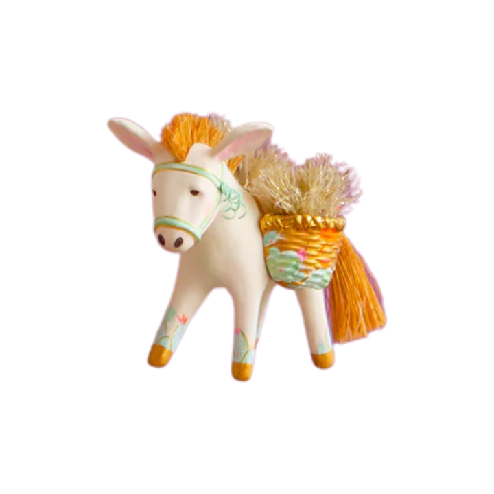 Glitterville Burro Ornament