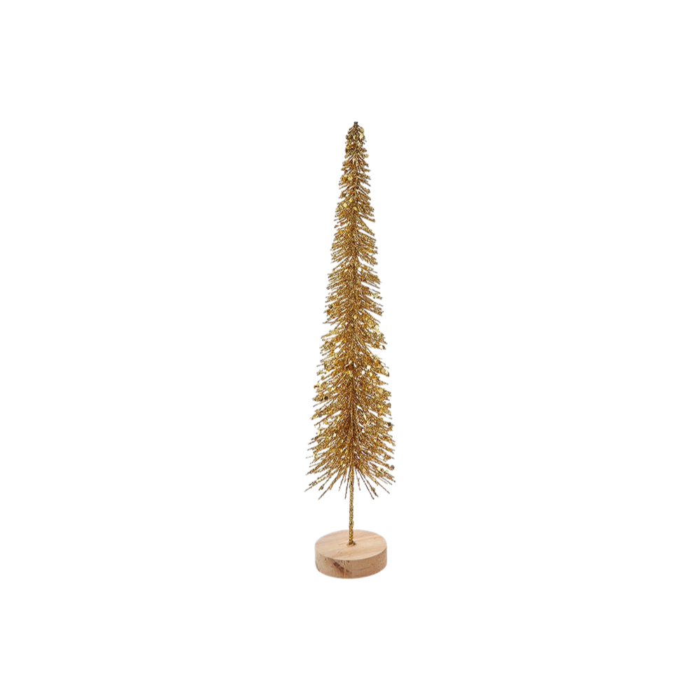 Kurt Adler Gold Glittered Miniature Tree