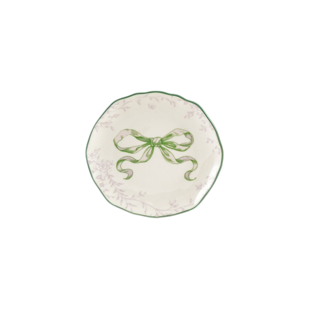 Hazel Mazel Stoneware Scalloped Plate