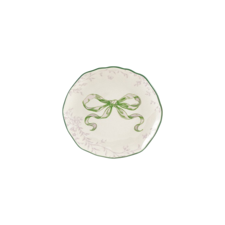 Hazel Mazel Stoneware Scalloped Plate