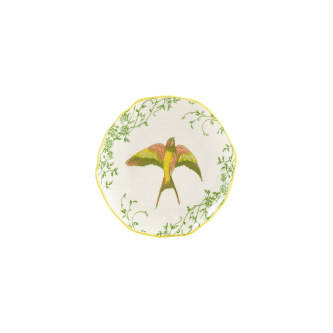 Hazel Mazel Stoneware Scalloped Plate