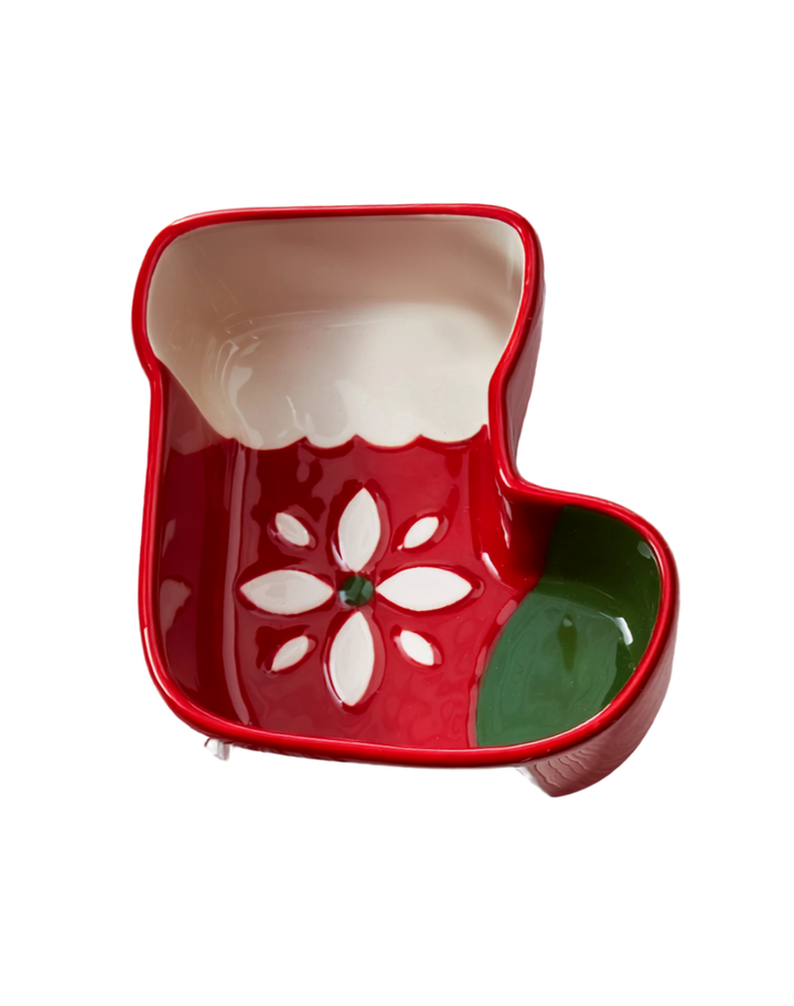 Stocking Bowl with Candy Cane Spreader
