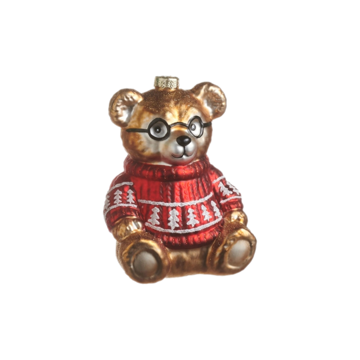 4" Beary Christmas Ornament