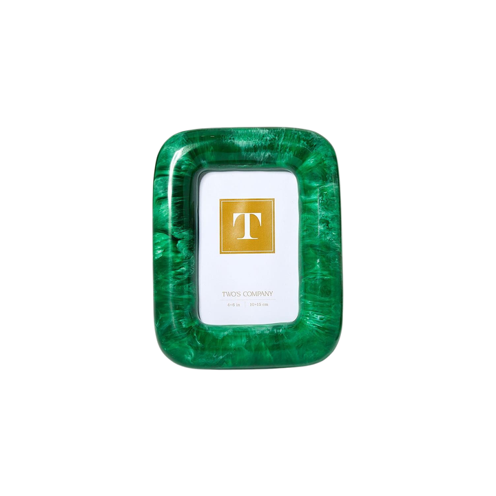 Marbleized Resin Photo Frame