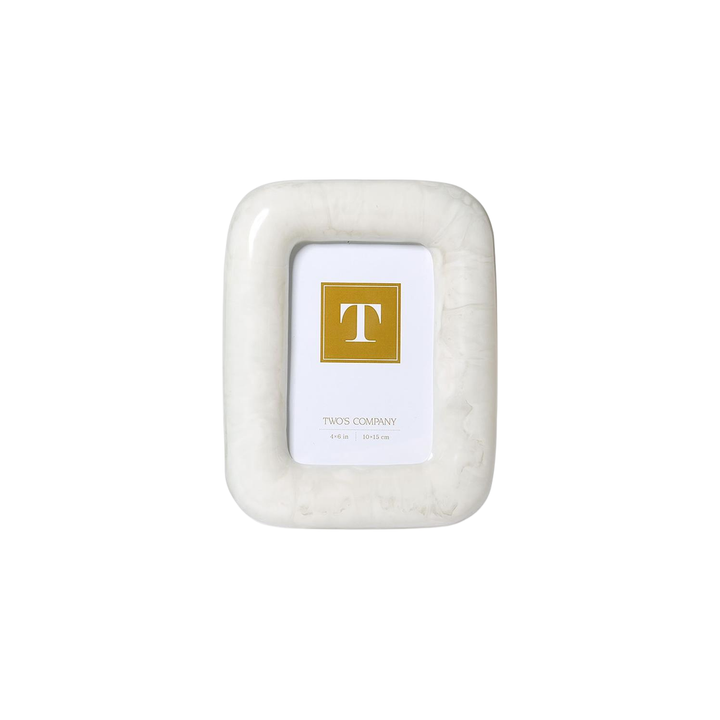 Marbleized Resin Photo Frame