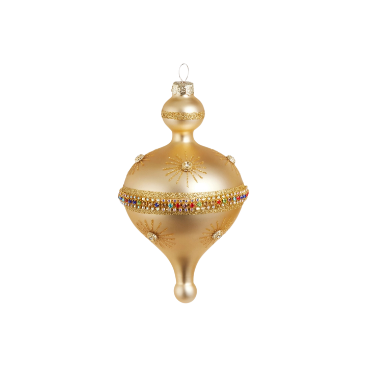 Gold and Jewel Finial Ornament