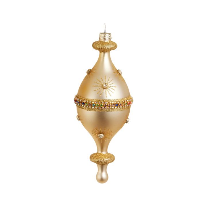 Gold and Jewel Finial Ornament