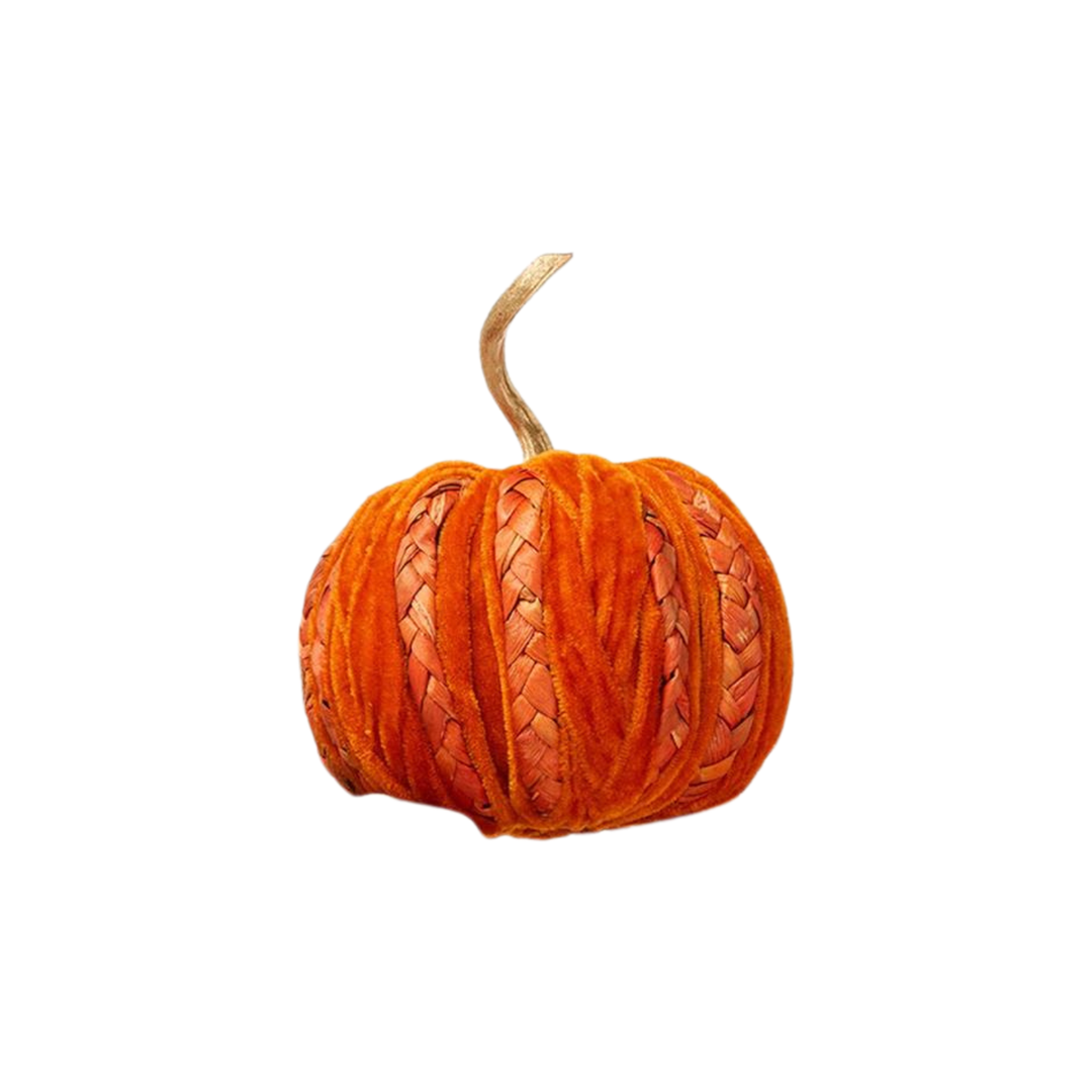 Braided Plush Pumpkin