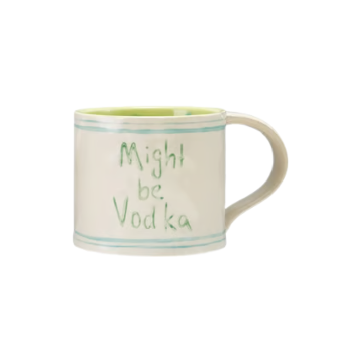 Hazel Mazel Hand-Painted Stoneware Mug