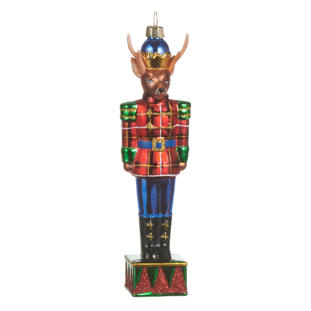 6.5" Deer Nutcracker Ornament